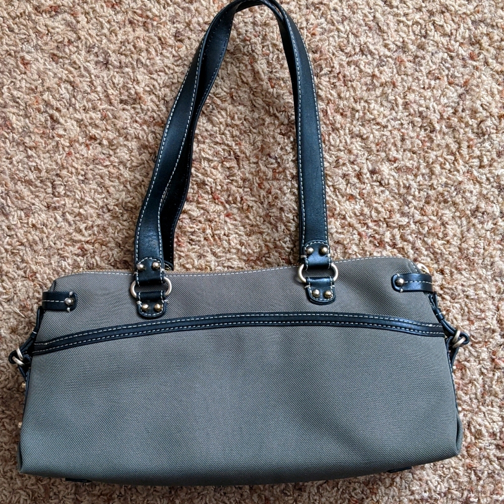 Olive Green Antonio Melani Canvas Purse Bag